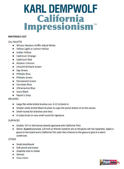 Karl Dempwolf: California Impressionism