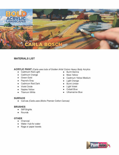 Carla Bosch: Bold Acrylic Landscapes