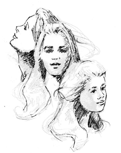 Johnnie Liliedahl: Portrait Drawing in Charcoal