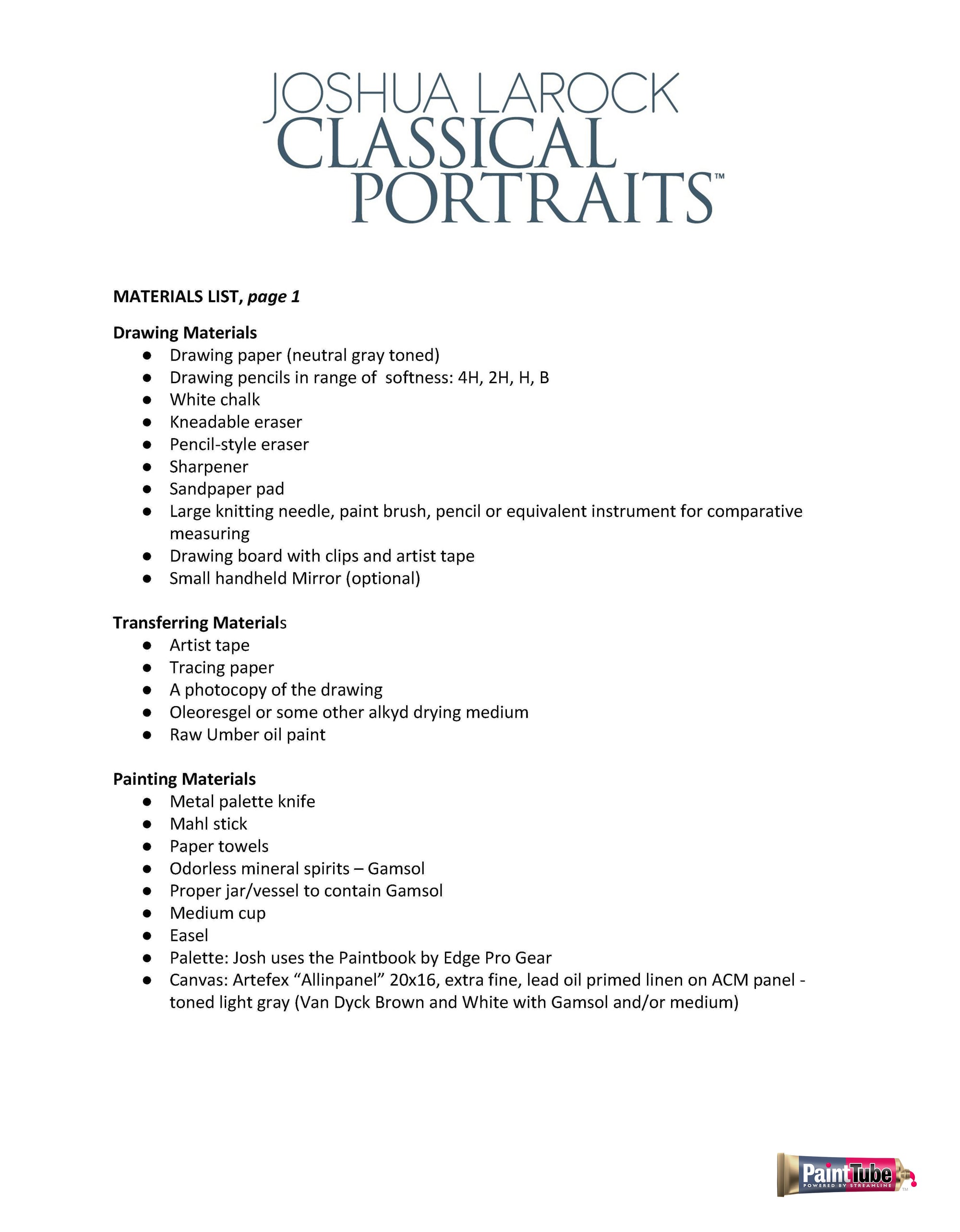 Joshua LaRock: Classical Portraits