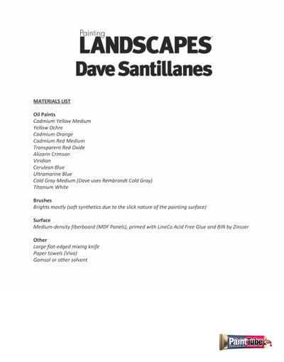 Dave Santillanes: Painting Landscapes