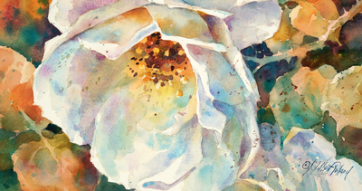 Julie Gilbert Pollard: Watercolor Unleashed:  Painting White Flowers