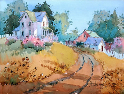 Joyce Hicks: Hilltop Homestead - Transforming the Landscape in Watercolor