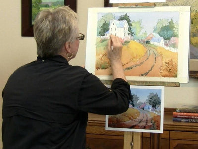 Joyce Hicks: Hilltop Homestead - Transforming the Landscape in Watercolor