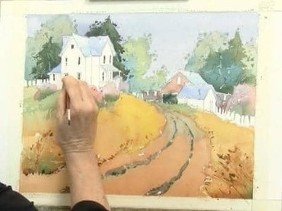 Joyce Hicks: Hilltop Homestead - Transforming the Landscape in Watercolor