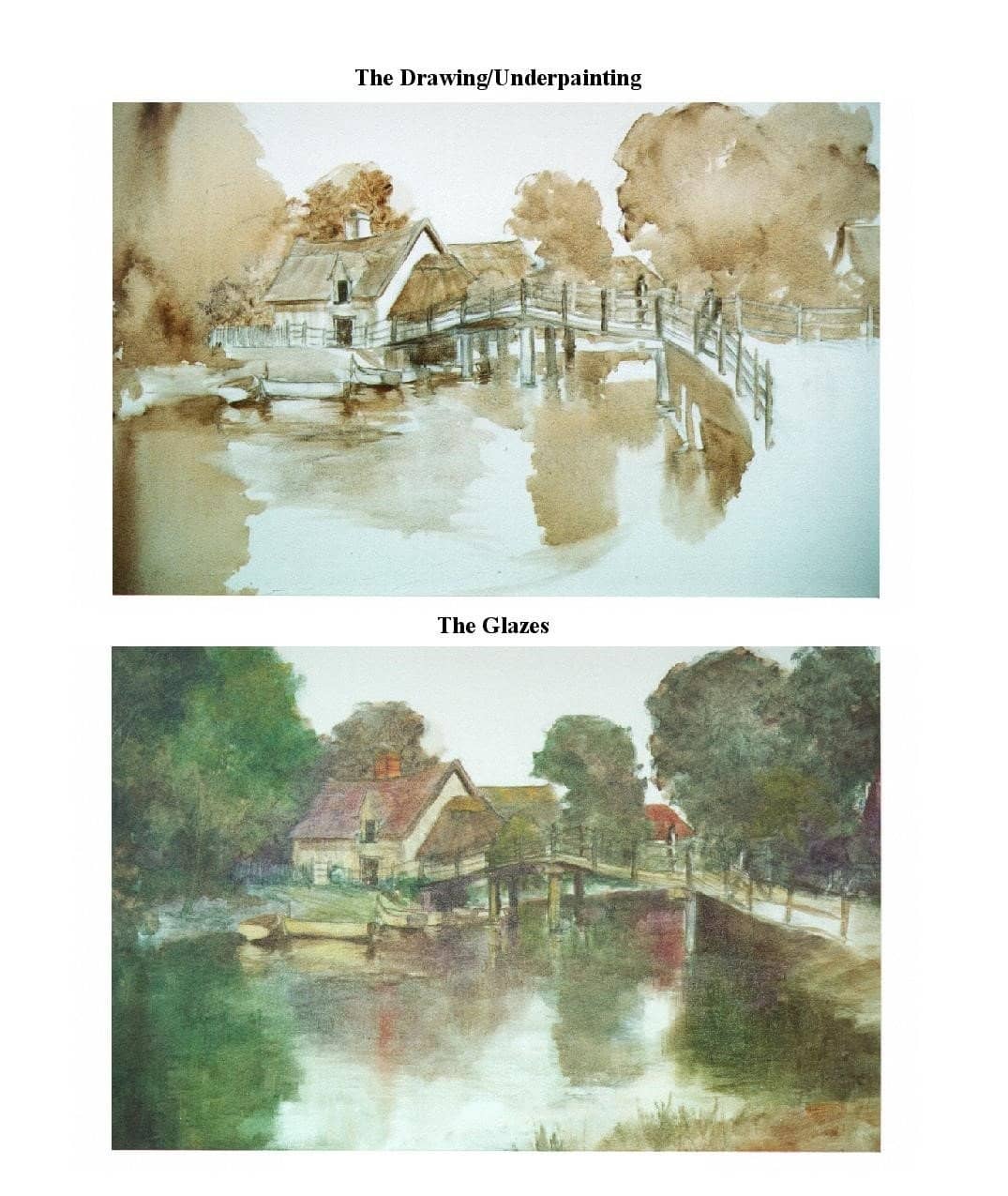 Johnnie Liliedahl: Reflections at Flatford Bridge