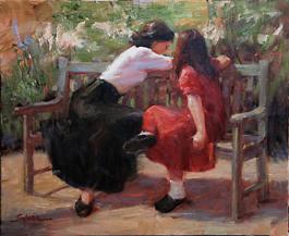 Sylvia Trybek: Figures on Park Bench