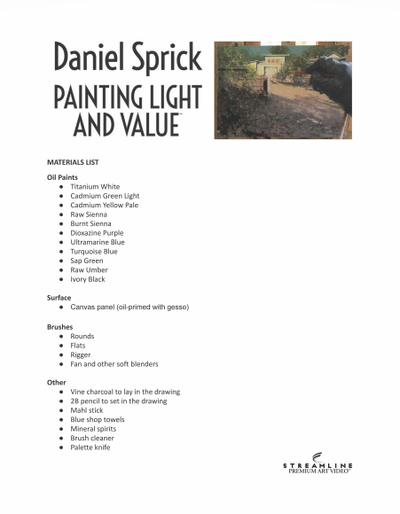 Daniel Sprick: Painting Light and Value